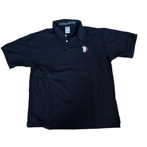 Vintage Warner Bros Cartoon Network Foghorn Leghorn Polo Mens Large